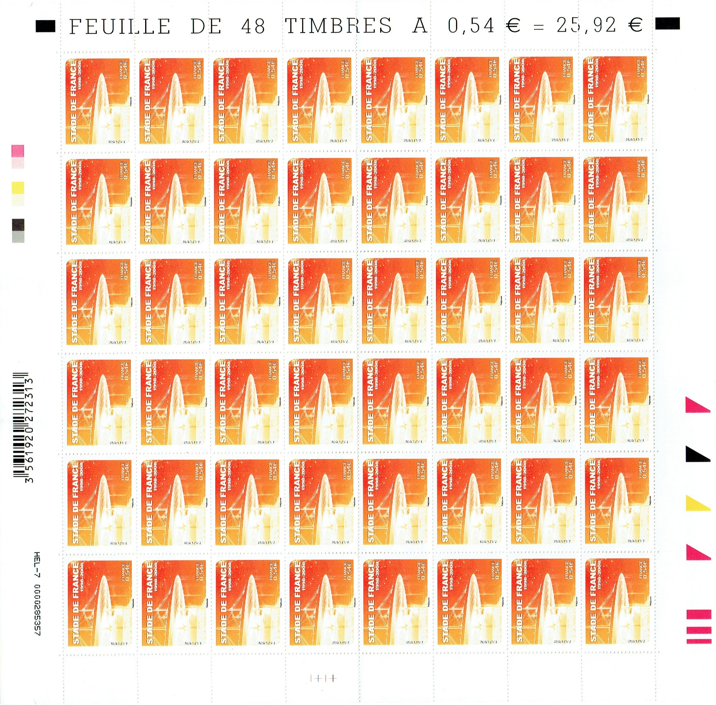 Ensemble de timbres commémoratifs de 1981 à la Monnaie - France